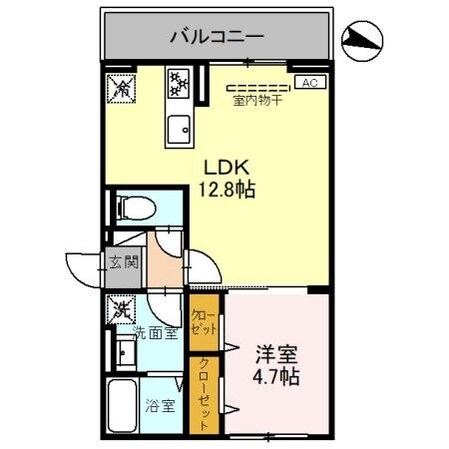 D-ROOM台新田町の物件間取画像
